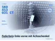 Federbein links vorne mit Achsschenkel VW Golf V Variant (1K5) 1K0413031CT