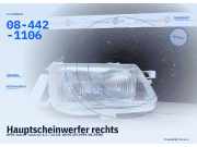 Hauptscheinwerfer rechts OPEL Astra F Caravan 08-442-1106