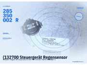 (132700 Steuergerät Regensensor RENAULT Megane III Coupe (Z) 285350002R) 285350002R