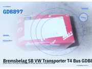 Bremsbelag SB VW Transporter T4 Bus GDB897