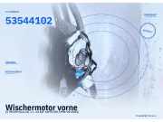 Wischermotor vorne CITROEN Saxo (S) 53544102