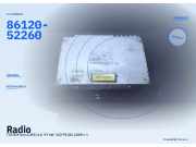 Radio TOYOTA Verso (R2) 86120-52260