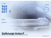 Stoßstange hinten PEUGEOT 207 9649690177