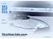 Türschloss links vorne VW Polo V (6R, 6C) 5K1837015D