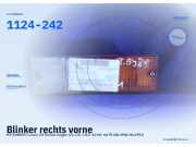 Blinker rechts vorne MITSUBISHI Lancer III Station Wagon (C1, C3) 1124-242