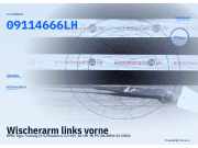 Wischerarm links vorne OPEL Tigra Twintop (X-C/Roadster) 09114666LH