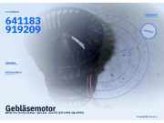 Gebläsemotor BMW 5er (E34) 641183919209