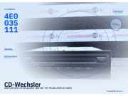 CD-Wechsler AUDI A8 (4E) 4E0035111