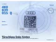 Türschloss links hinten AUDI A6 Avant (4A5,C8) 4K0839015Q