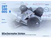 Wischermotor hinten RENAULT Laguna III Grandtour (T) 287100005R