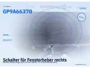 Schalter für Fensterheber rechts MAZDA 6 Station Wagon (GY) GP9A66370