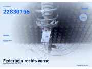 Federbein rechts vorne Opel Insignia A (G09) 22830756