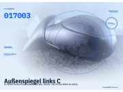 Außenspiegel links CITROEN Xsara Picasso (N68) 96314898 017003