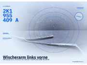 Wischerarm links vorne VW Touran (1T1, 1T2) 2K1955409A