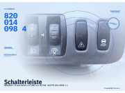 Schalterleiste RENAULT Grand Scenic II (JM) 8200140984