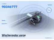 Wischermotor vorne OPEL Omega A 90346777