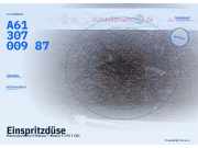 Einspritzdüse Mercedes-Benz E-Klasse Kombi (S210) E 270 CDI 125 kW (07.1999–03.2003) A6130700987