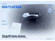 Türgriff links hinten NISSAN Micra V (K14) 806715FA6A
