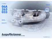 Auspuffkrümmer AUDI A3 (8L) 06A263033
