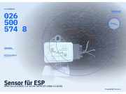 Sensor für ESP OPEL Corsa D (S07) 13267138 0265005748