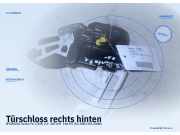 Türschloss rechts hinten HYUNDAI Santa Fe I (SM)