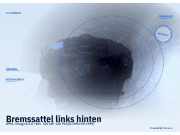 Bremssattel links hinten OPEL Omega B