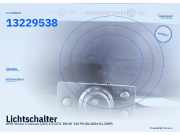 Lichtschalter OPEL Vectra C Caravan (Z02) 13229538