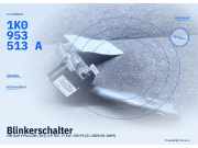 Blinkerschalter VW Golf V Plus (5M, 521) 1K0953513A