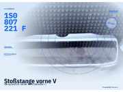 Stoßstange vorne VW Up (AA) 1S0807221F