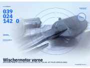 Wischermotor vorne MERCEDES-BENZ E-Klasse Kombi (S210) 0390241420