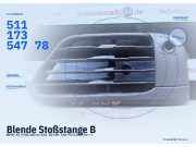 Blende Stoßstange BMW X1 (F48) 51117354778