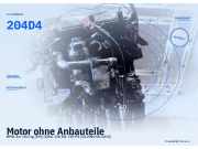 Motor ohne Anbauteile BMW 3er Touring (E91) M47D20 204D4