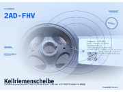 Keilriemenscheibe TOYOTA Avensis Kombi (T25) 2AD-FHV