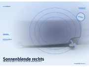Sonnenblende rechts VW Golf III (1H)