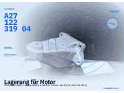 Lagerung für Motor MERCEDES-BENZ C-Klasse (W204) A2712231904