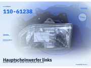 Hauptscheinwerfer links MAZDA 121 I (DA) 110-61238