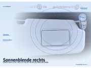 Sonnenblende rechts FORD Fiesta V (JH, JD)