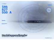 Heckklappendämpfer VW Golf III (1H) 1H6827550A