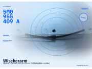 Wischerarm VW Golf V Plus (5M, 521) 5M0955409A