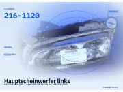 Hauptscheinwerfer links MAZDA 626 IV (GE) 216-1120