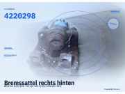 Bremssattel rechts hinten BMW 5er (E39) 4220298