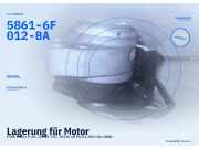 Lagerung für Motor FORD Fiesta V (JH, JD) 5861-6F012-BA