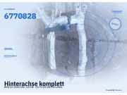 Hinterachse komplett BMW 5er (E60) 6770828