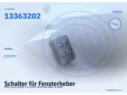 Schalter für Fensterheber OPEL Corsa C (X01) 13363202