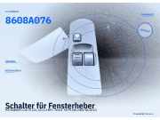 Schalter für Fensterheber MITSUBISHI Colt VI (Z2, Z3) 8608A076
