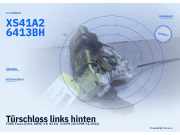 Türschloss links hinten FORD Focus (DAW, DBW) XS41A26413BH