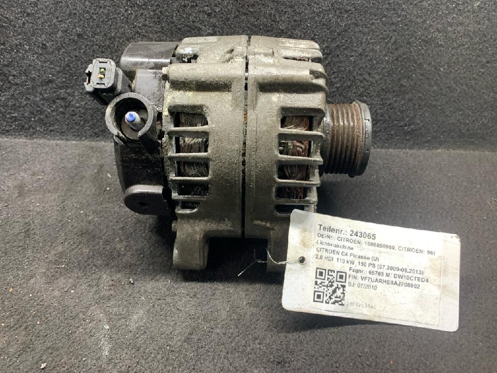 Lichtmaschine CITROEN C4 I Picasso (U) 1606856980 Bild Lichtmaschine CITROEN C4 I Picasso (U) 1606856980