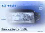 Hauptscheinwerfer rechts MAZDA 323 III Hatchback (BF) 110-61191
