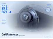 Gebläsemotor AUDI A3 (8L) 1J1819021A