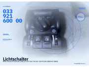 Lichtschalter OPEL Vectra B Caravan (J96) 09228133PR 03392160000